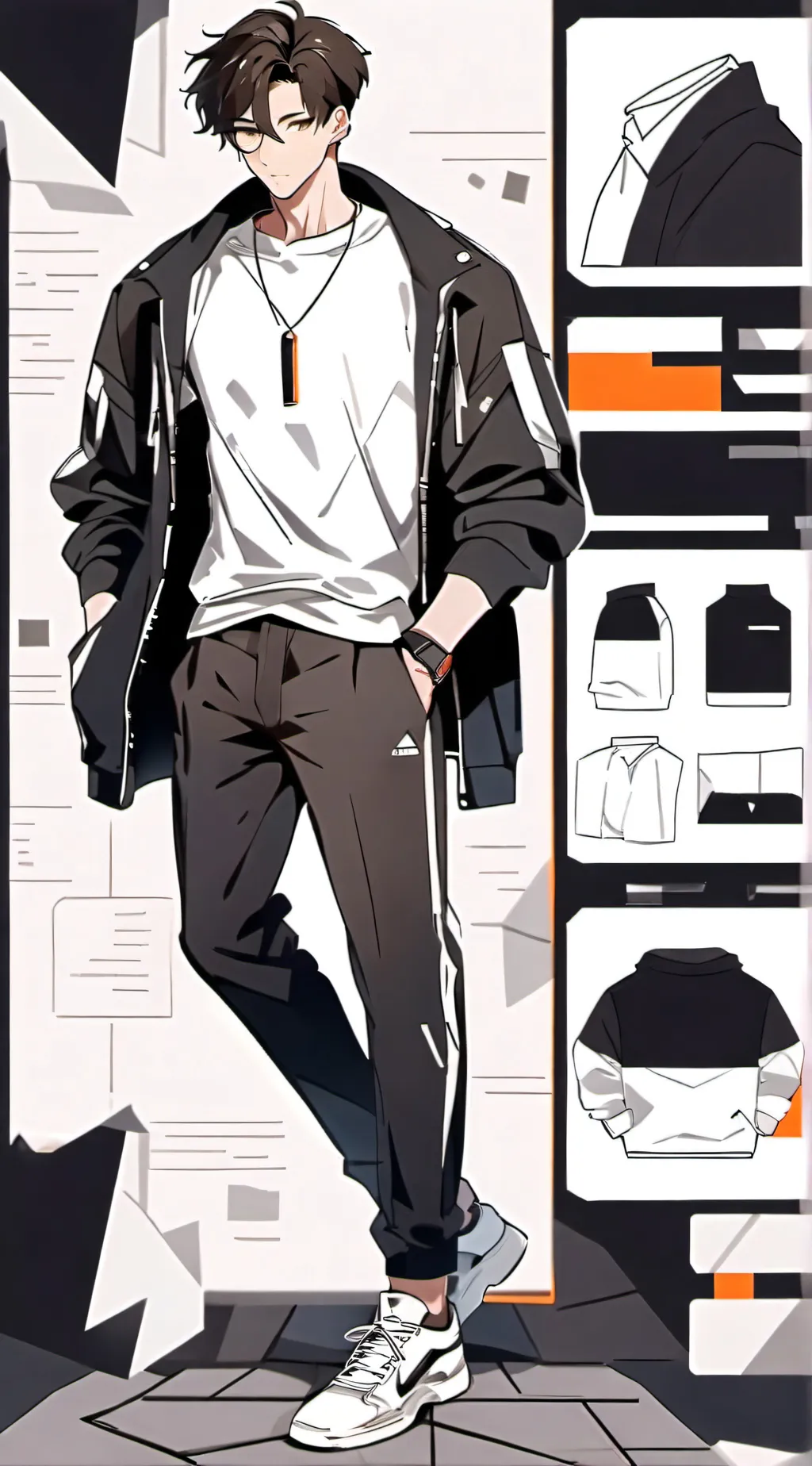 ai character: Lorenzo  background