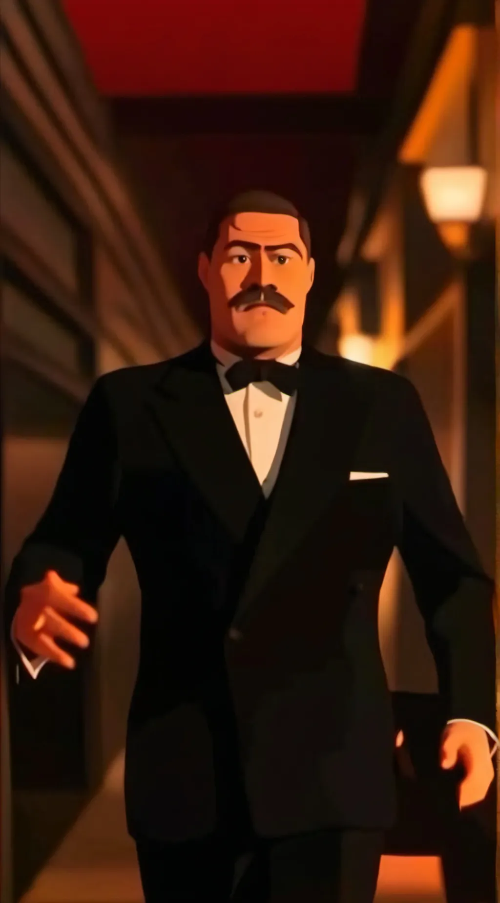 ai character: Eugene Francis  background