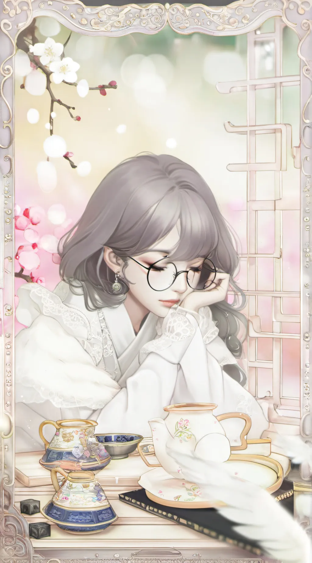 ai character: Luna background