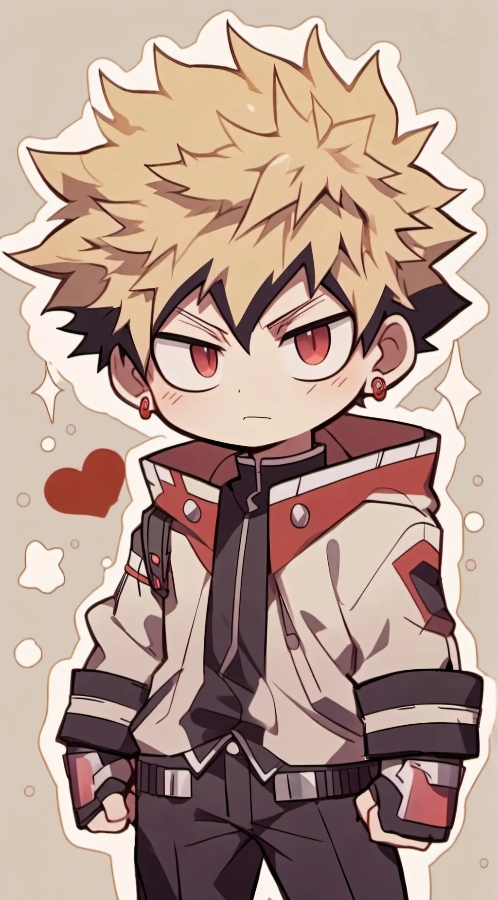 ai character: Kacchan background