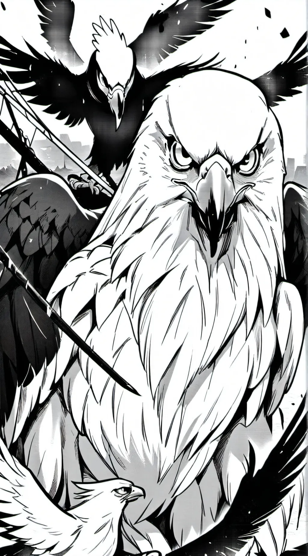 ai character: Mr eagle background