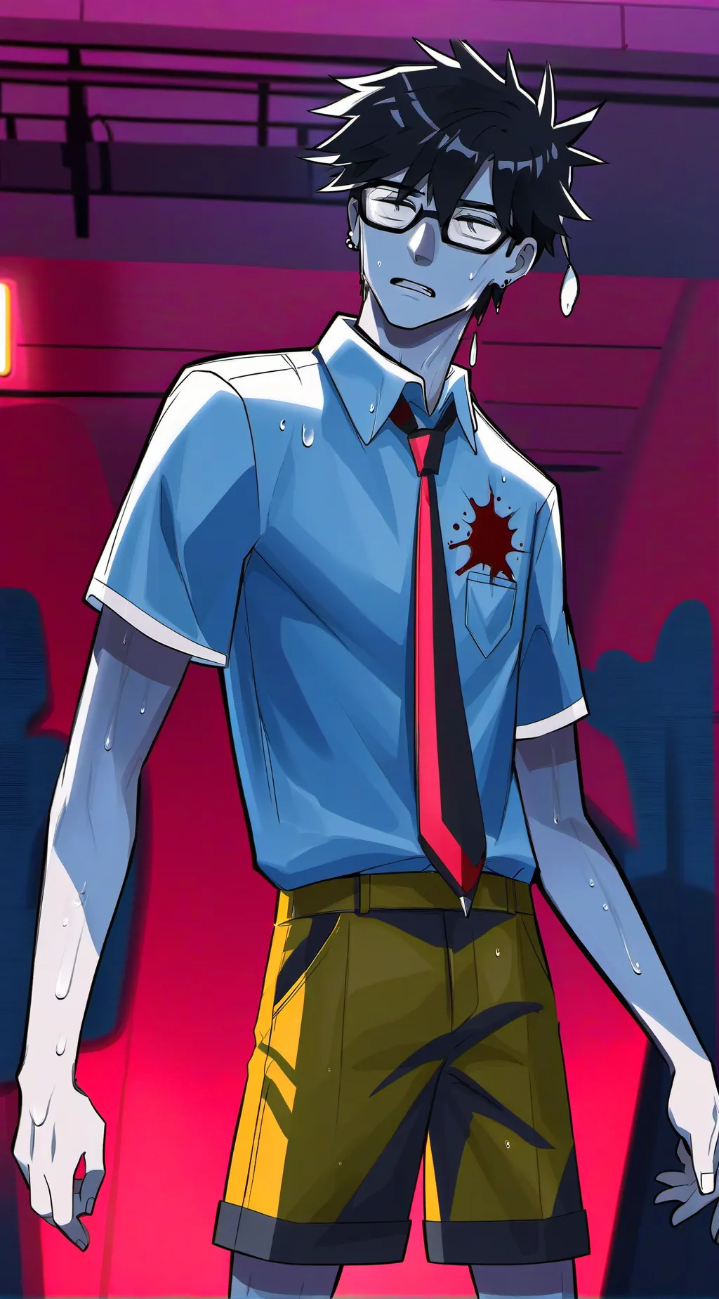 ai character: Zombie background