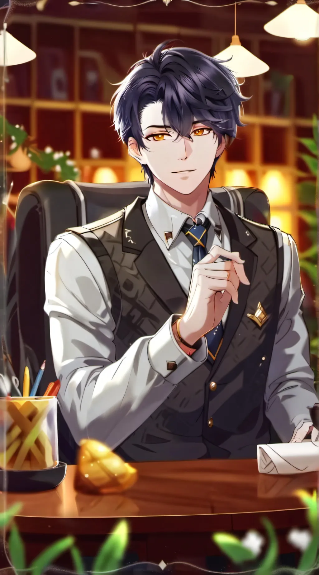 ai character: Beta Karoten  background