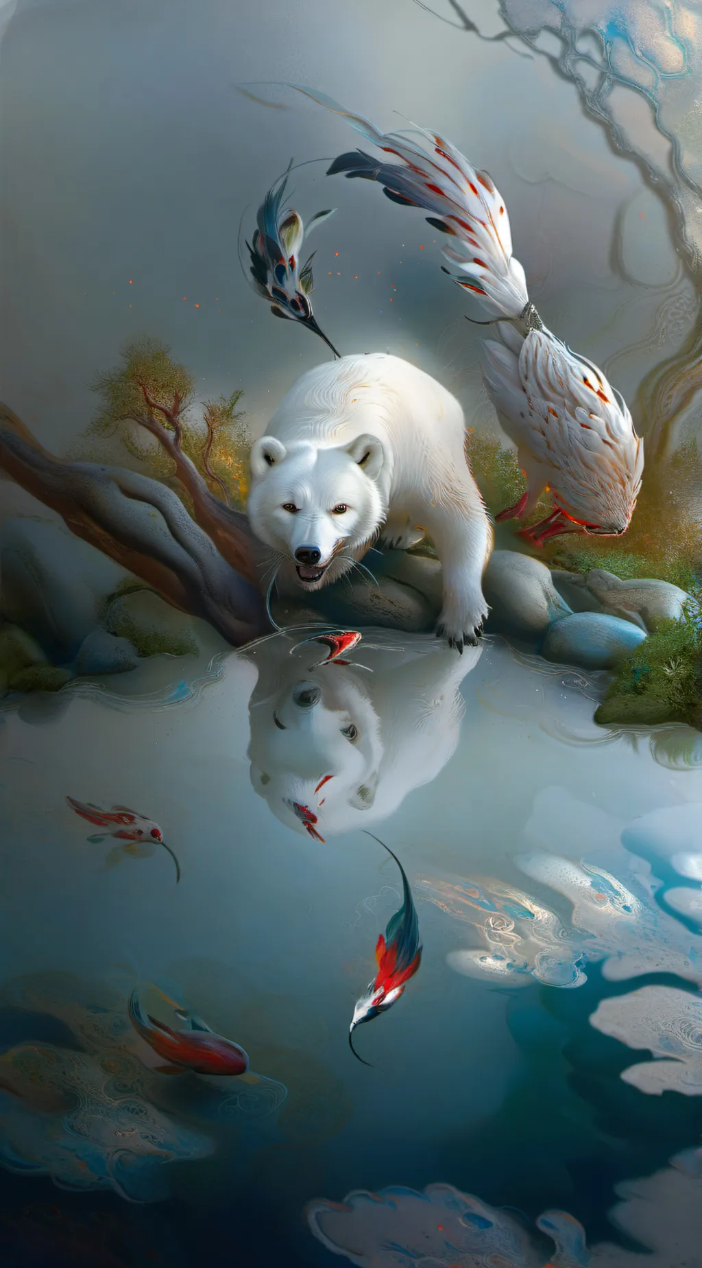 ai character: ZOONOMALY  background