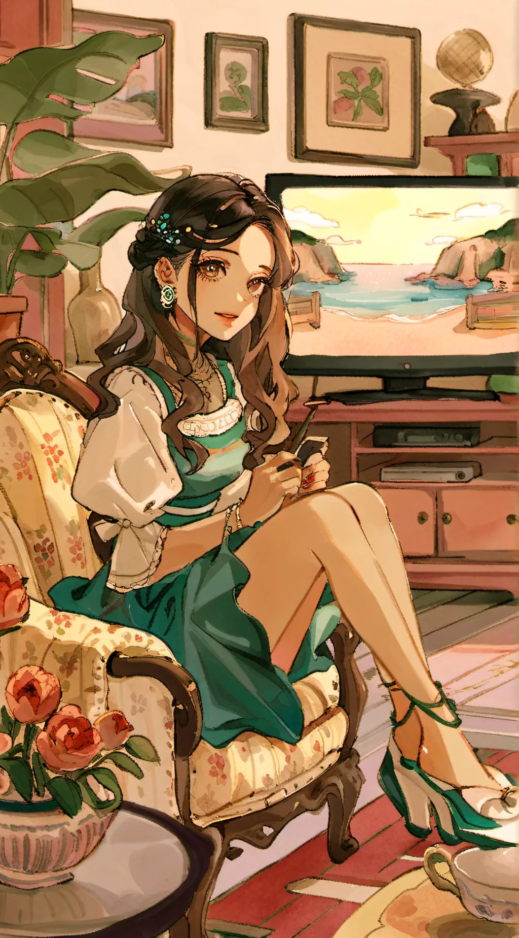 ai character: Eva background