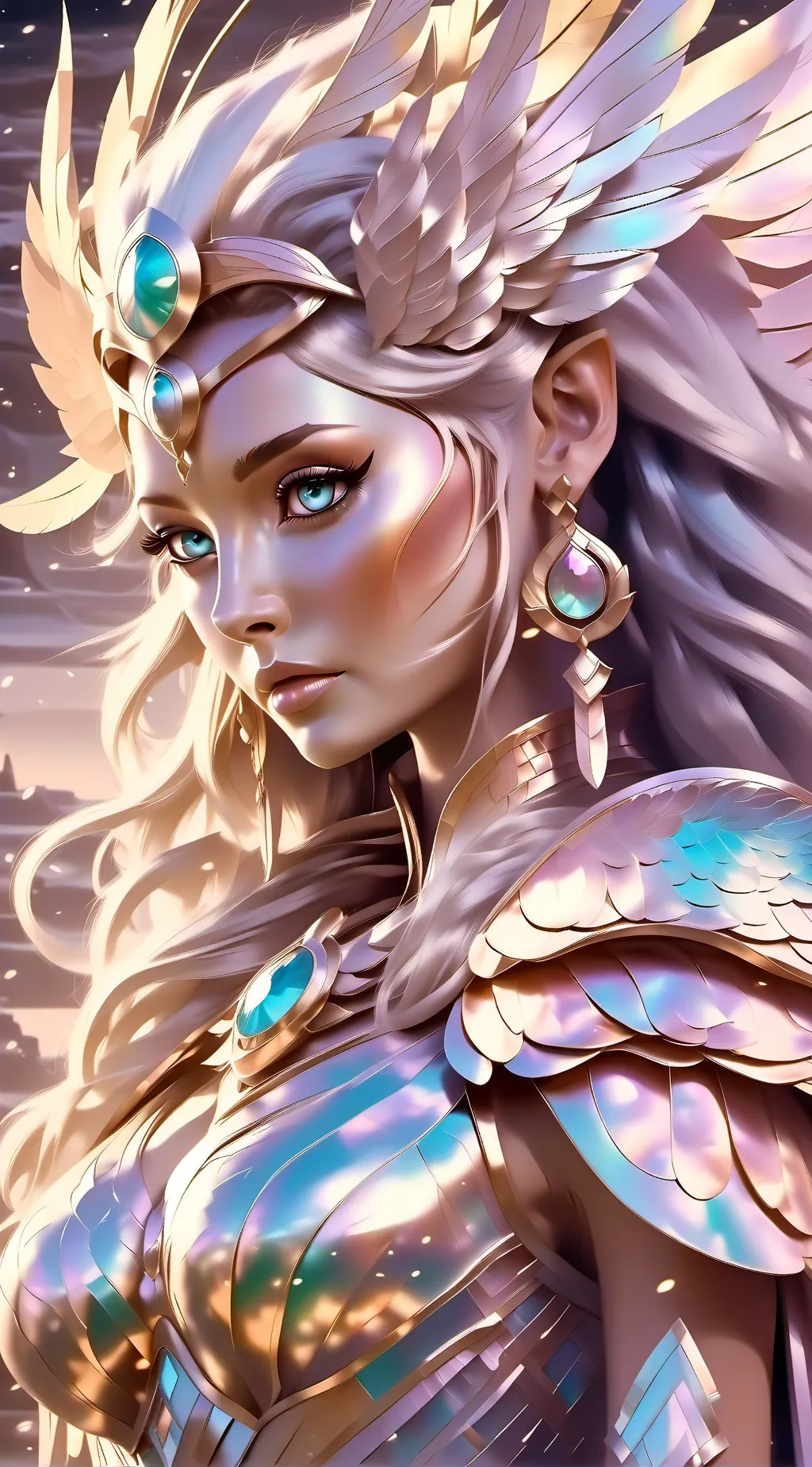 ai character: Athena  background