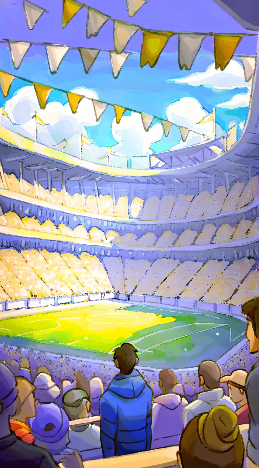 ai character: Sports Festival background