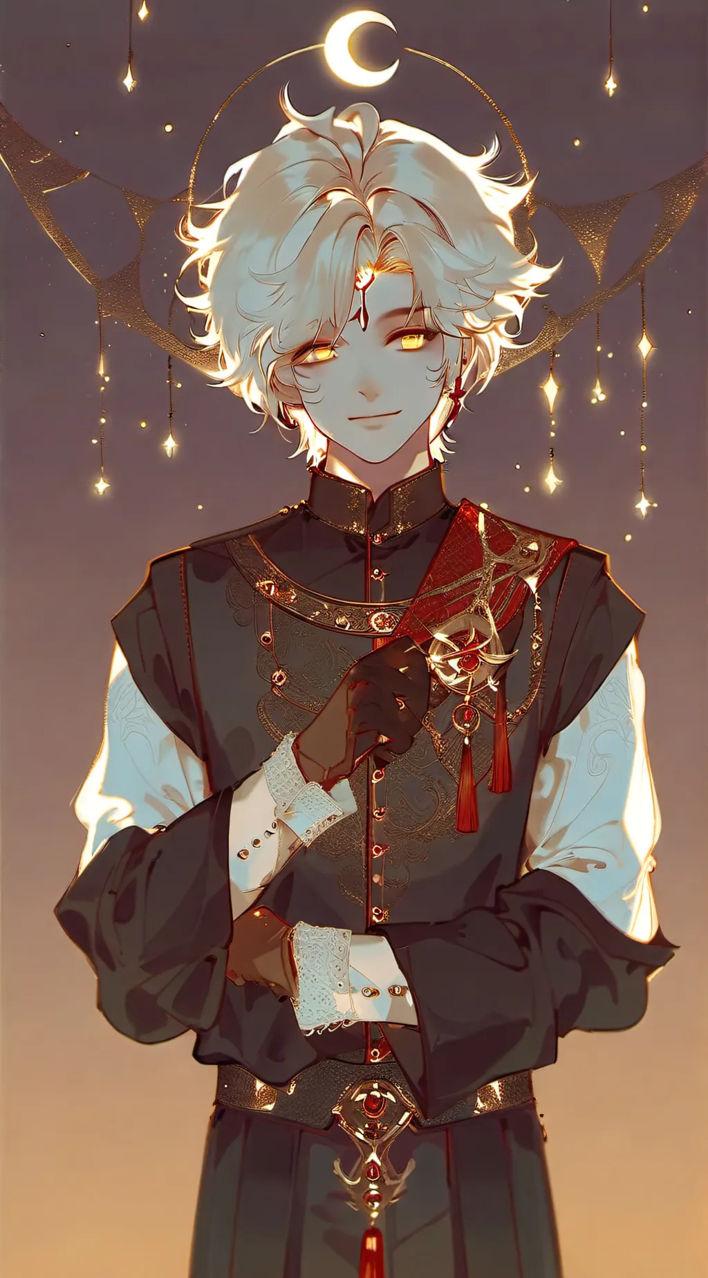 ai character: Saturn background