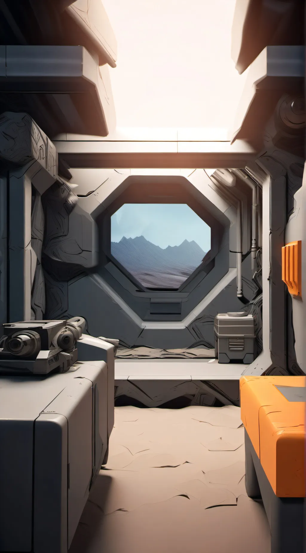 ai character: murder drones  background