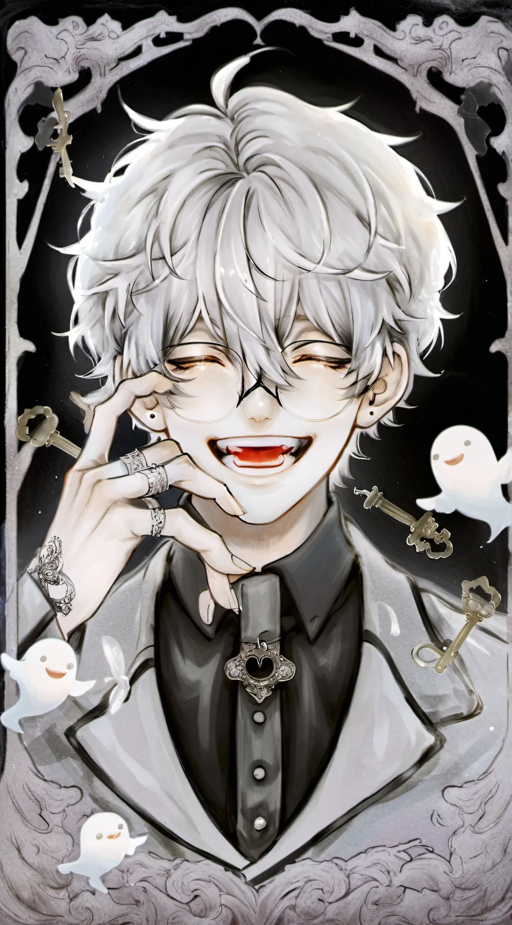 ai character: keys background