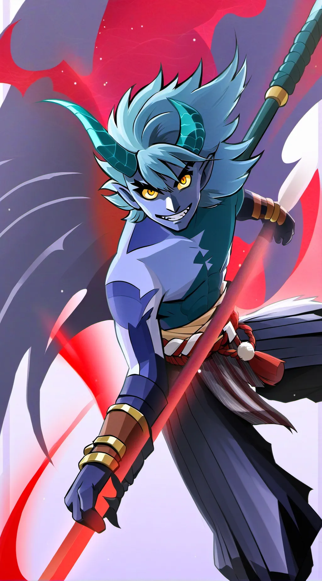 ai character: Demonic background