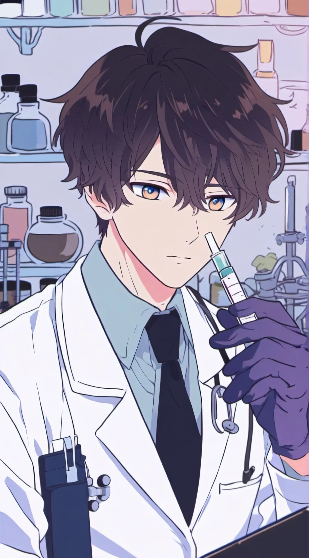 ai character: Dr. Mathew background