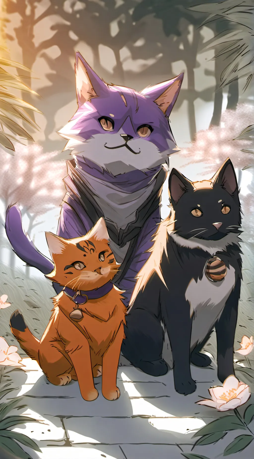 ai character: Smiling Critters  background