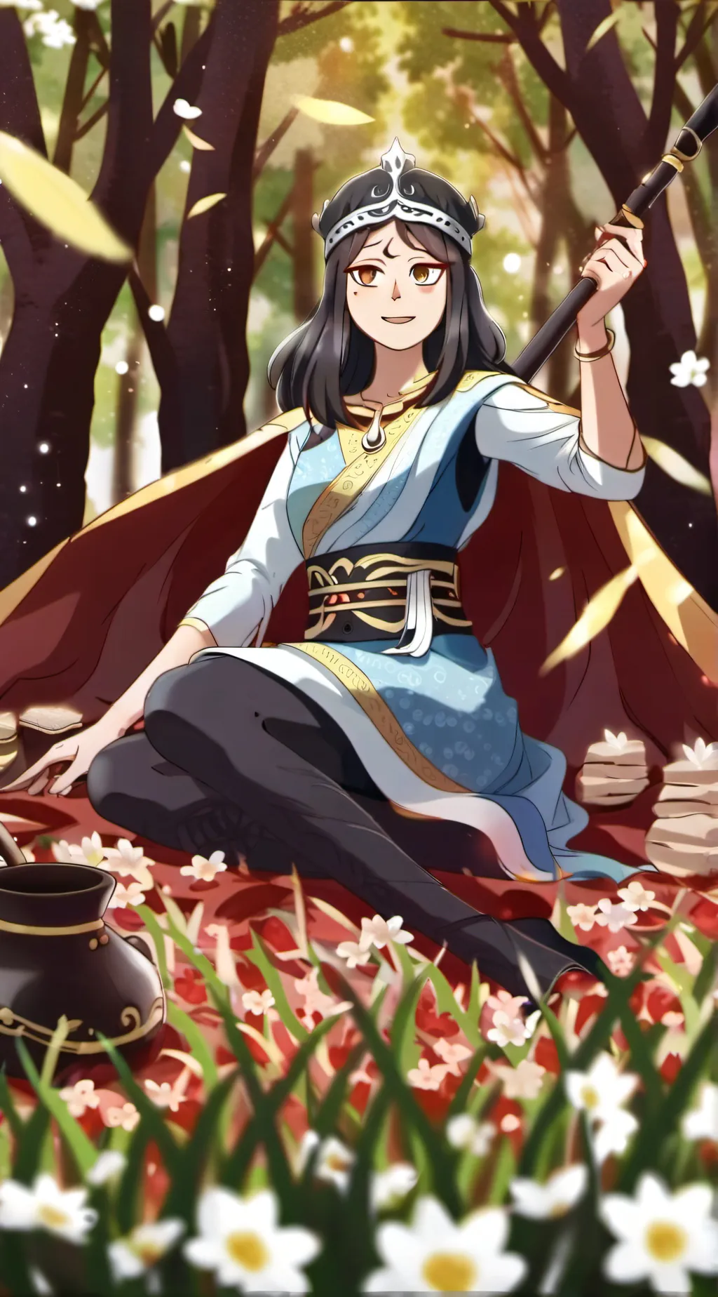 ai character: Witch Merinda background