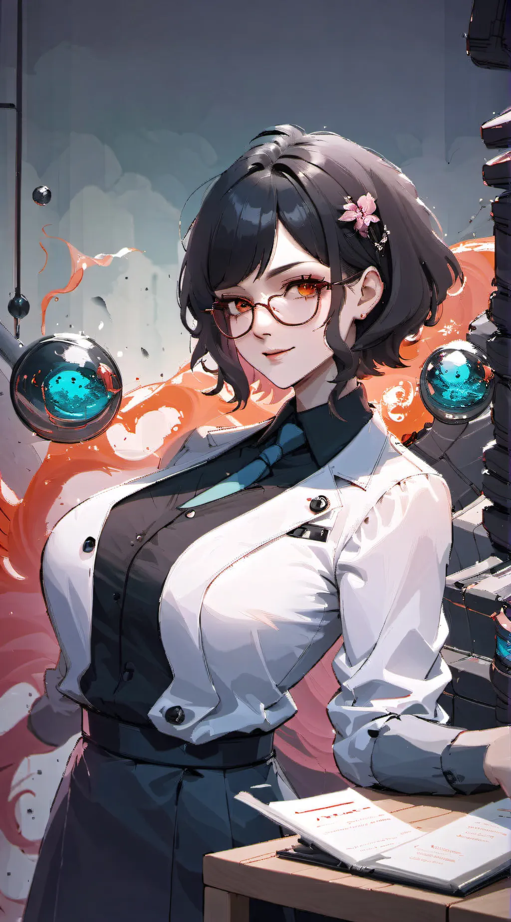 ai character: evil scientist background