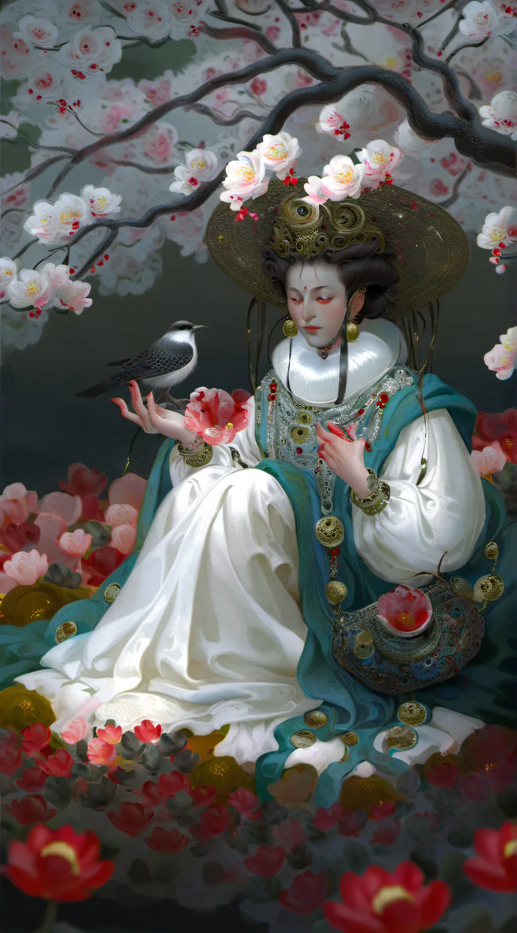 ai character: Hh with my ocs!  background