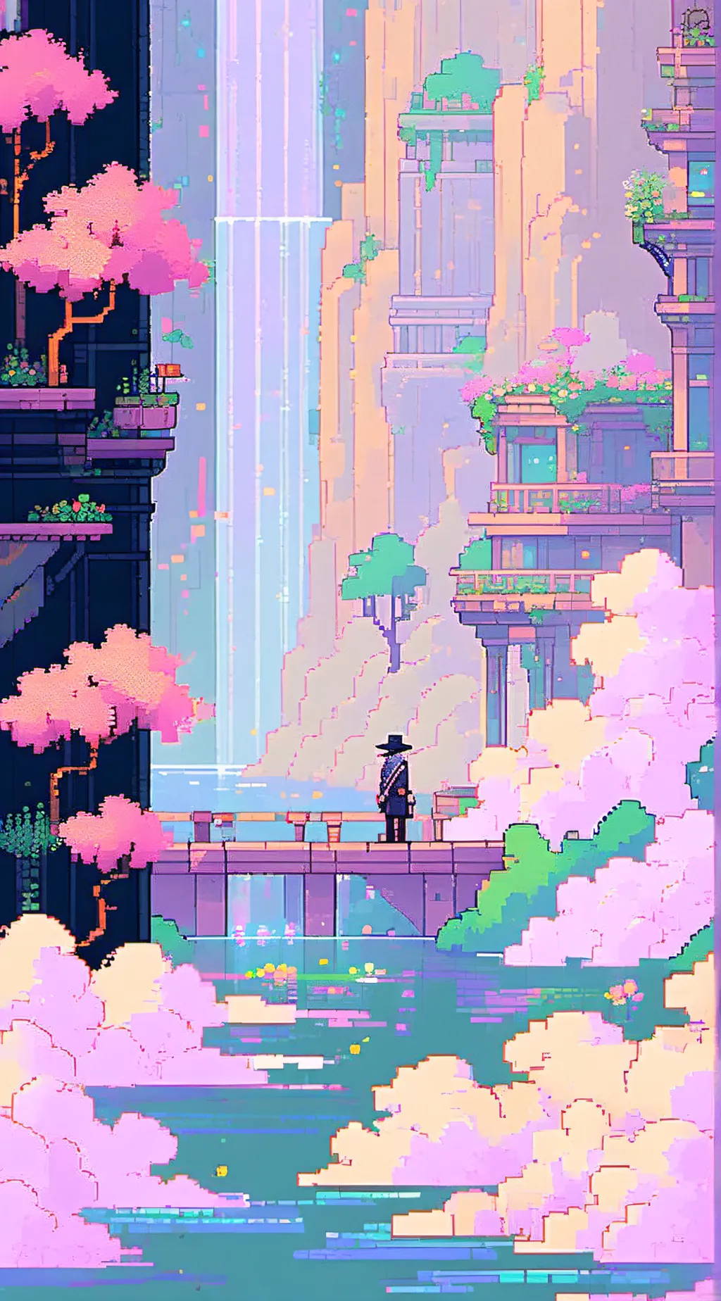 ai character: LIFE IS A WONDER background