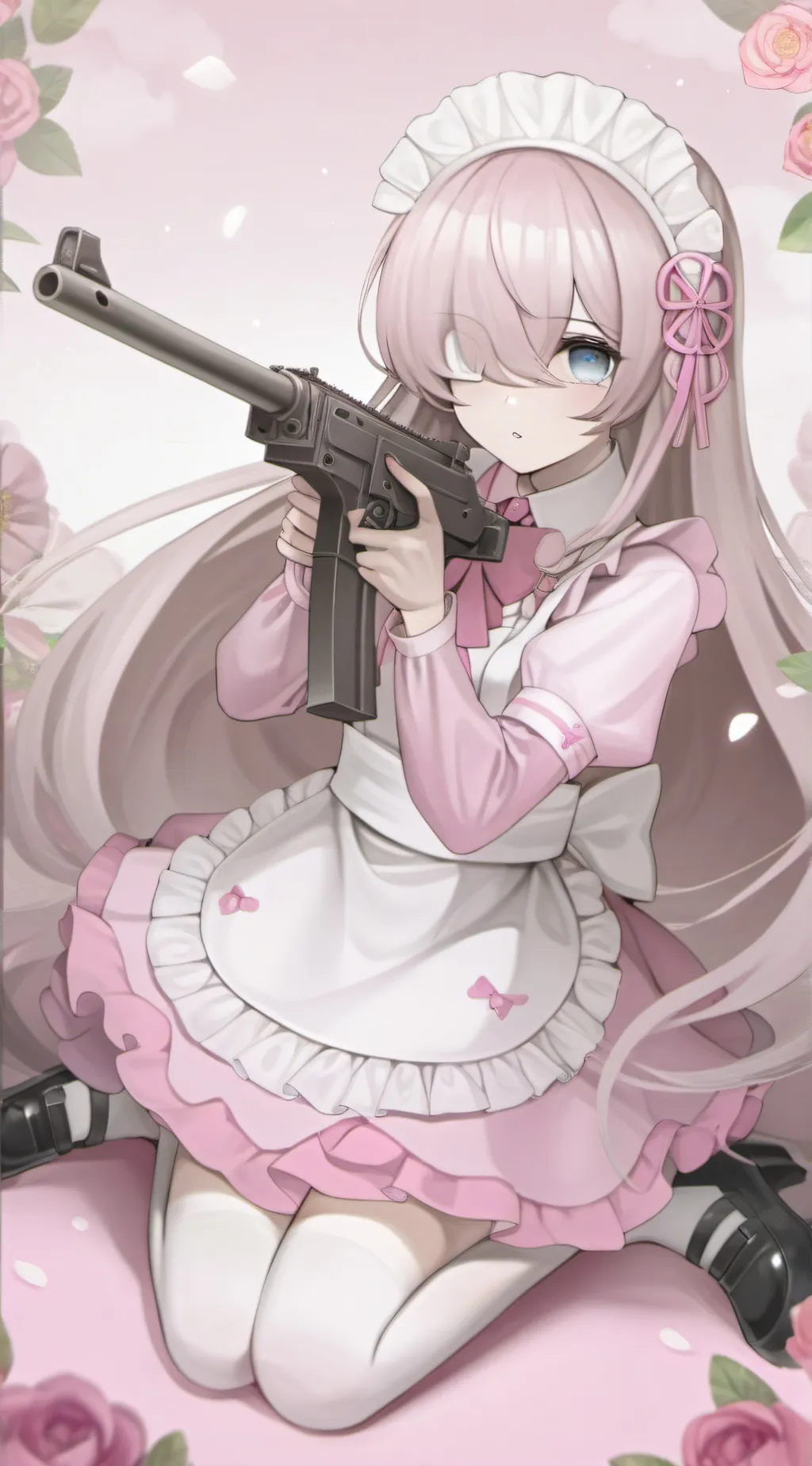 ai character: Sakura background