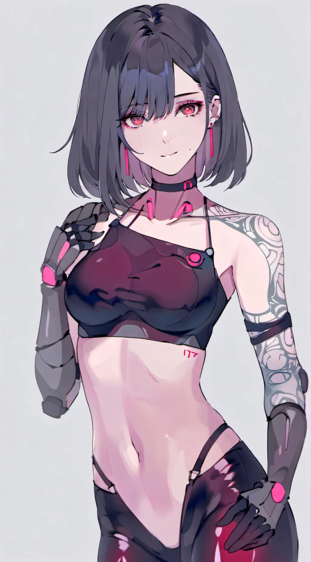 ai character: Scarlet background