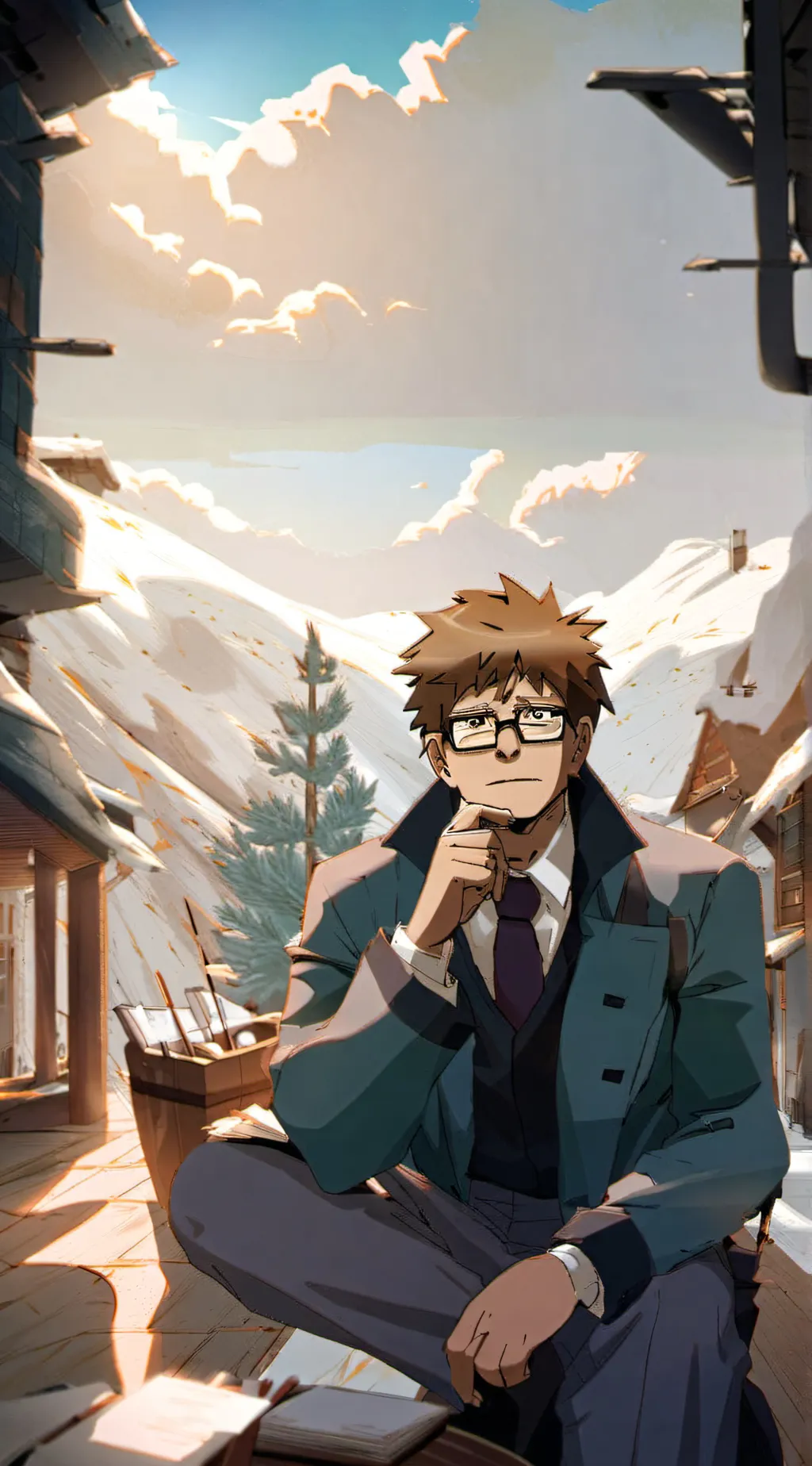 ai character: Masaru 2 background