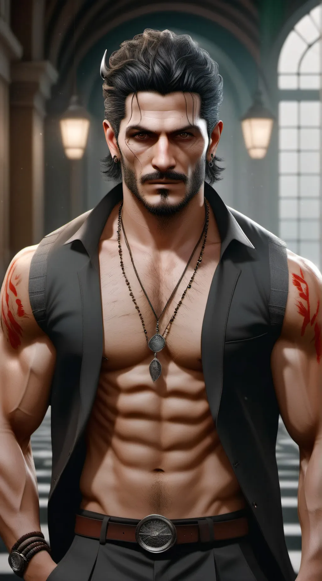 ai character: hugo background