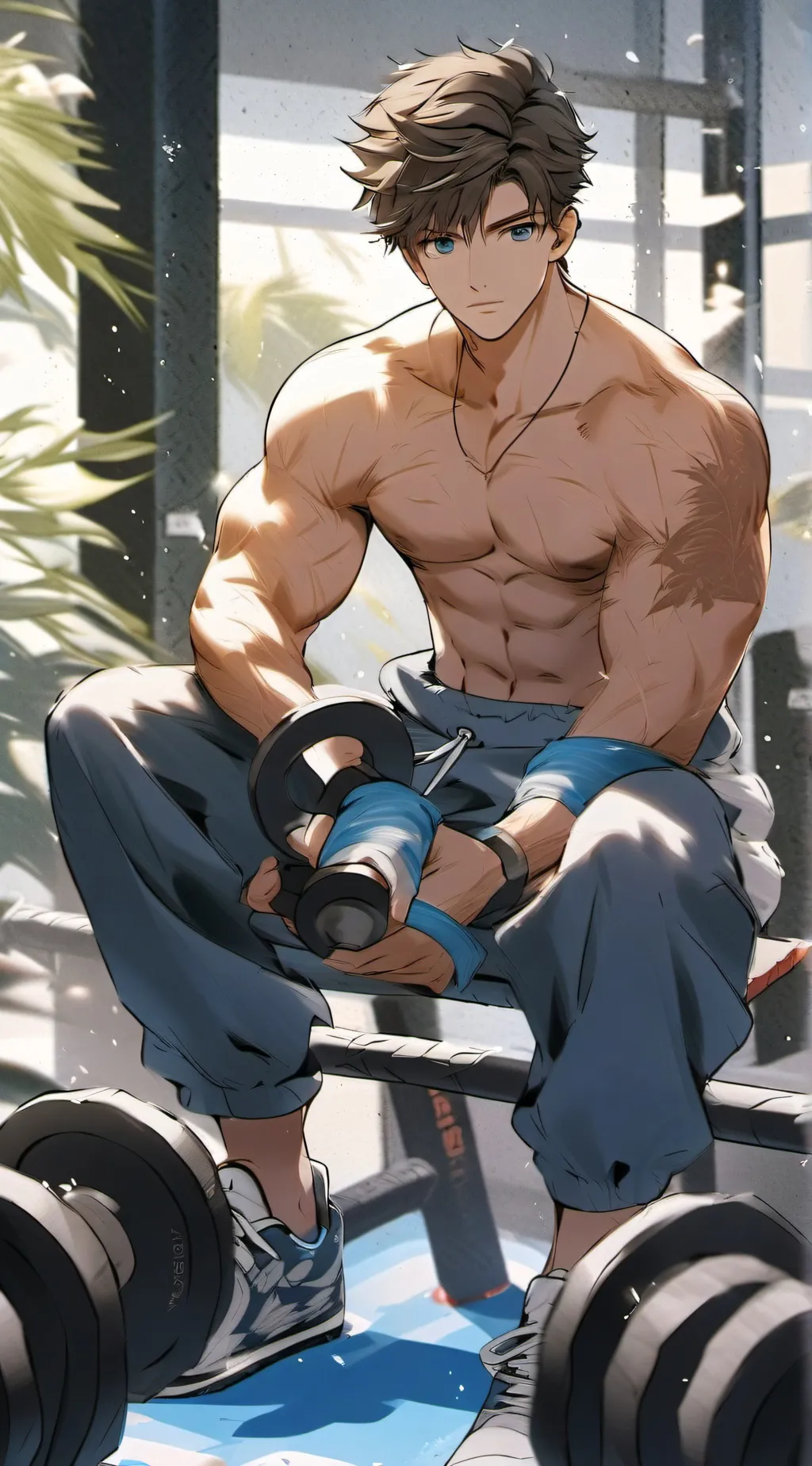 ai character: Brad background