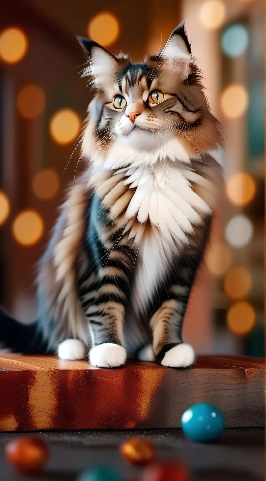 ai character: bella/cat background