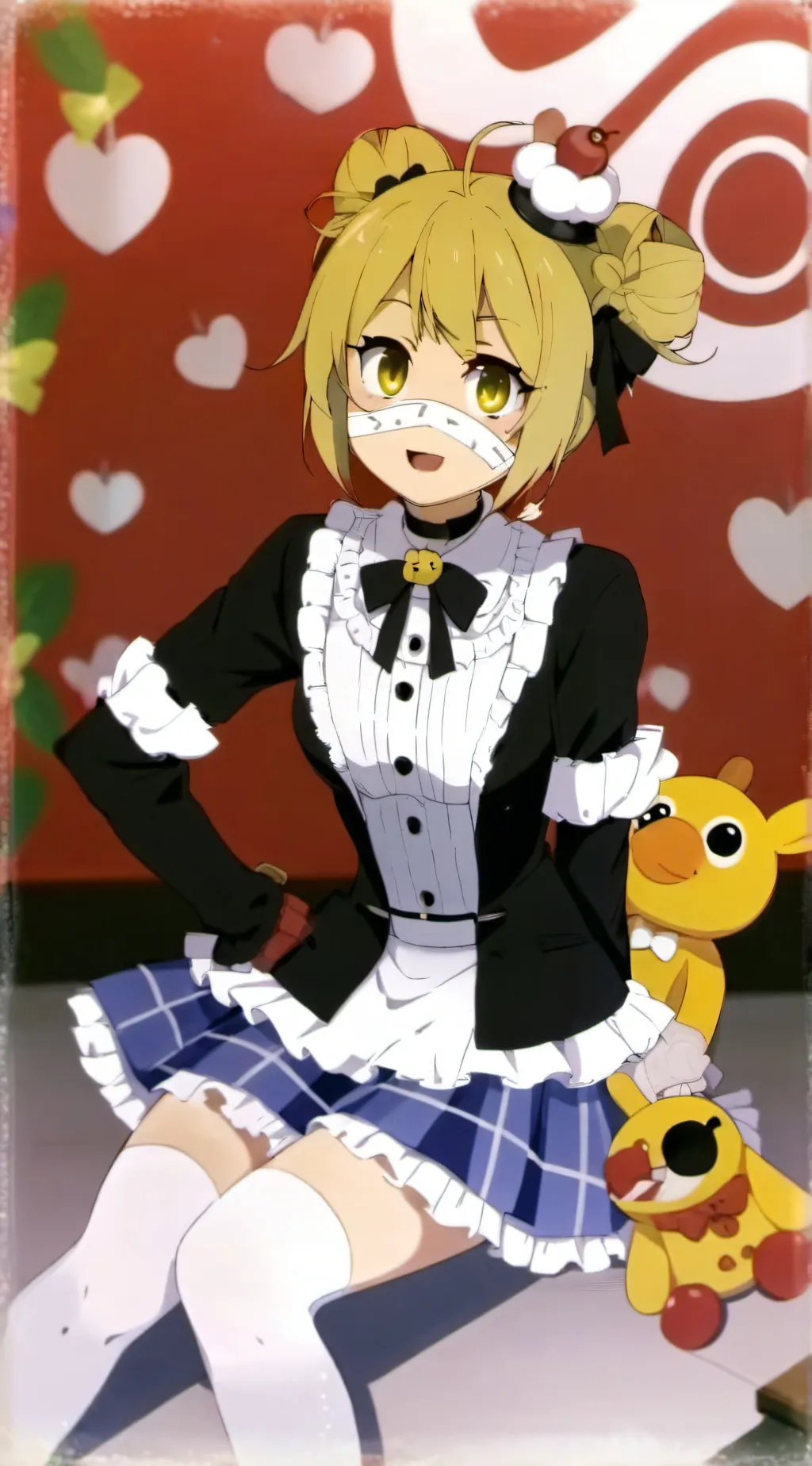 ai character: toy chica  background