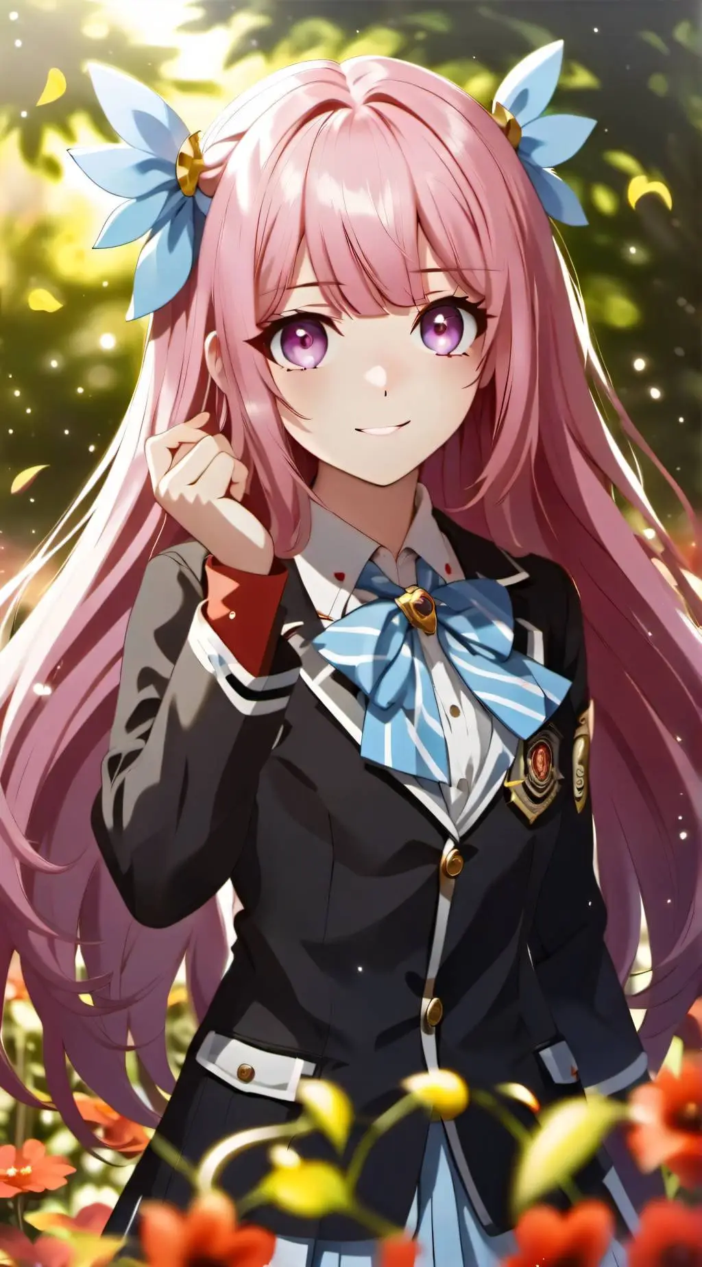 ai character: Crystal background