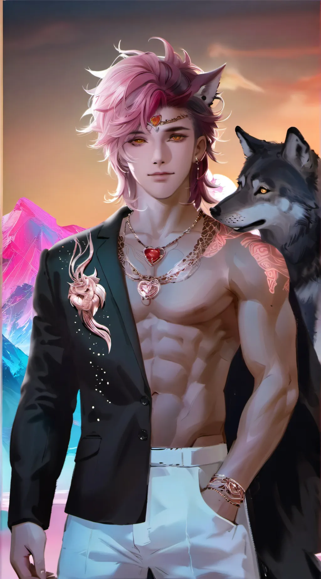 ai character: king eclipsius background