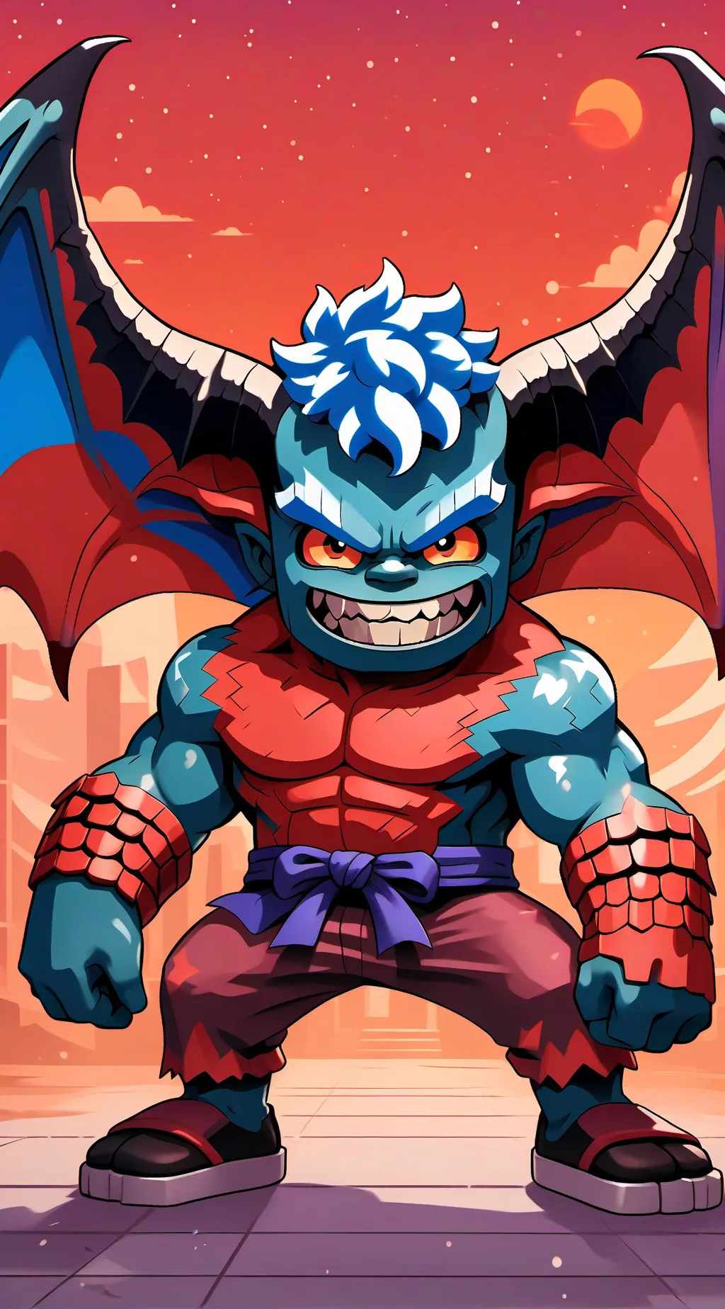 ai character: superhuman gang background