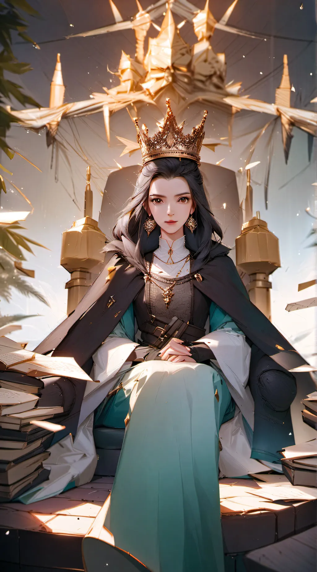 ai character: Strict queen background