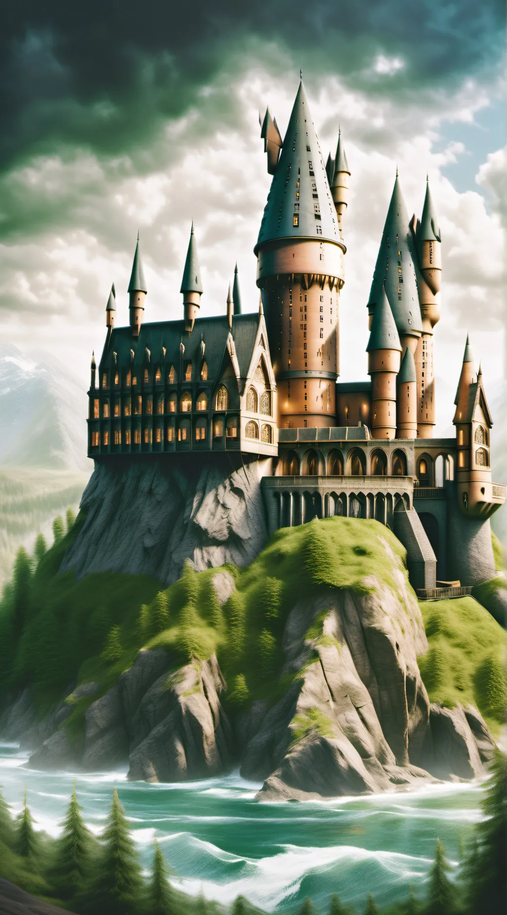 ai character: Hogwarts 3  background