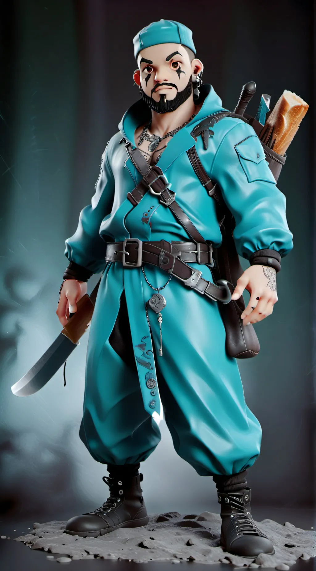 ai character: Drake but he's off background