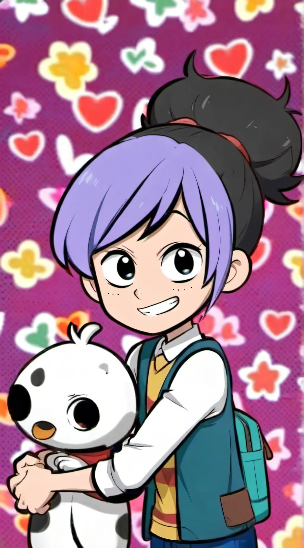 ai character: luna loud background