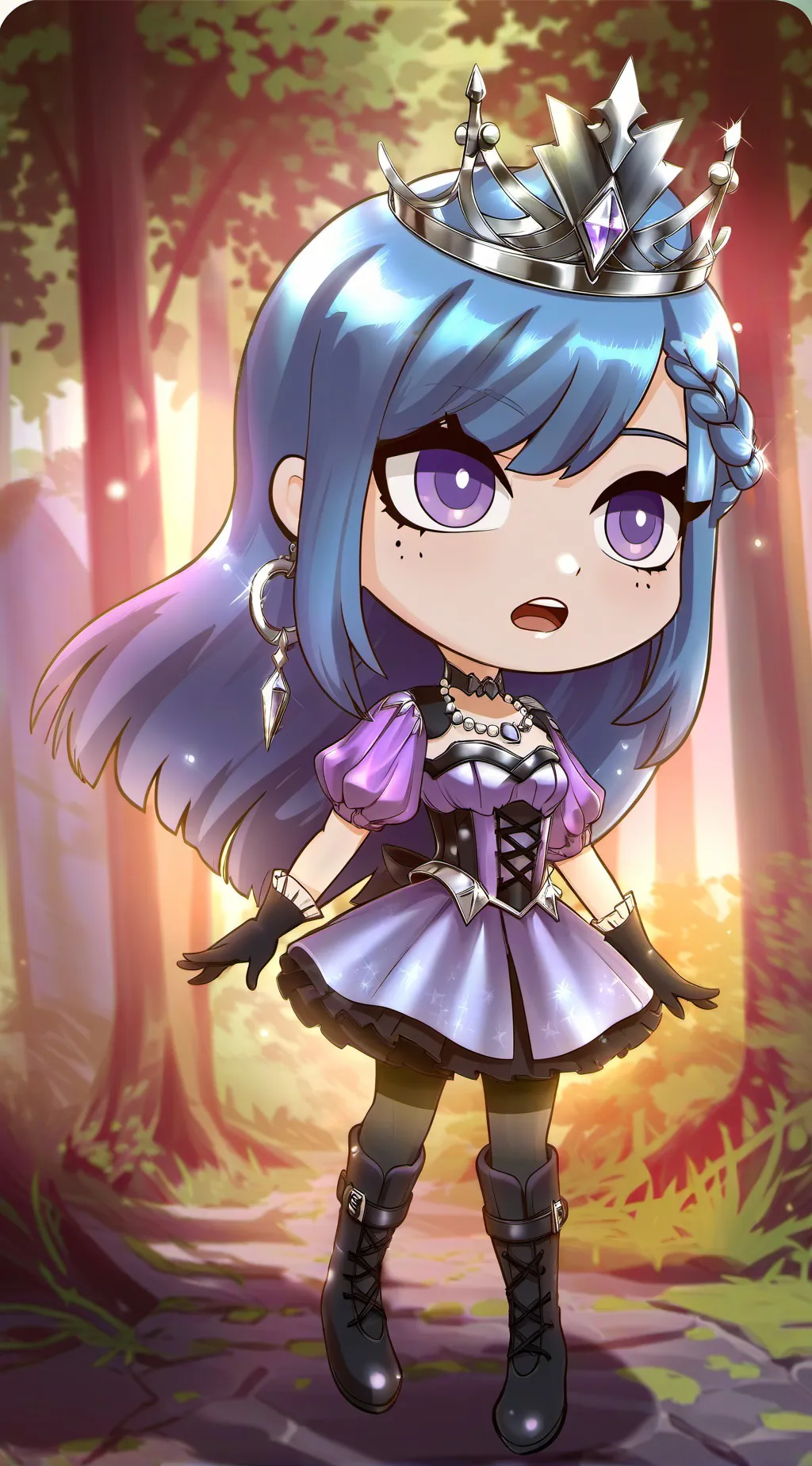 ai character: Lunar background