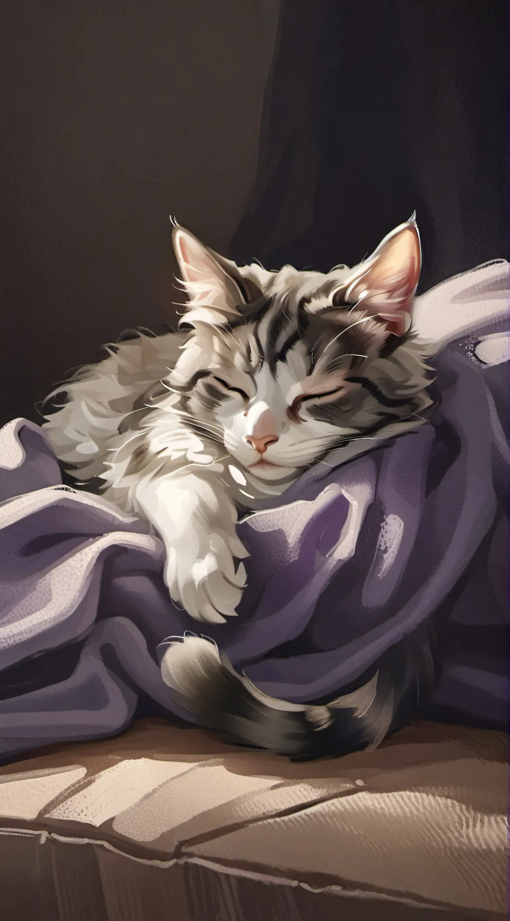 ai character: gay cat background