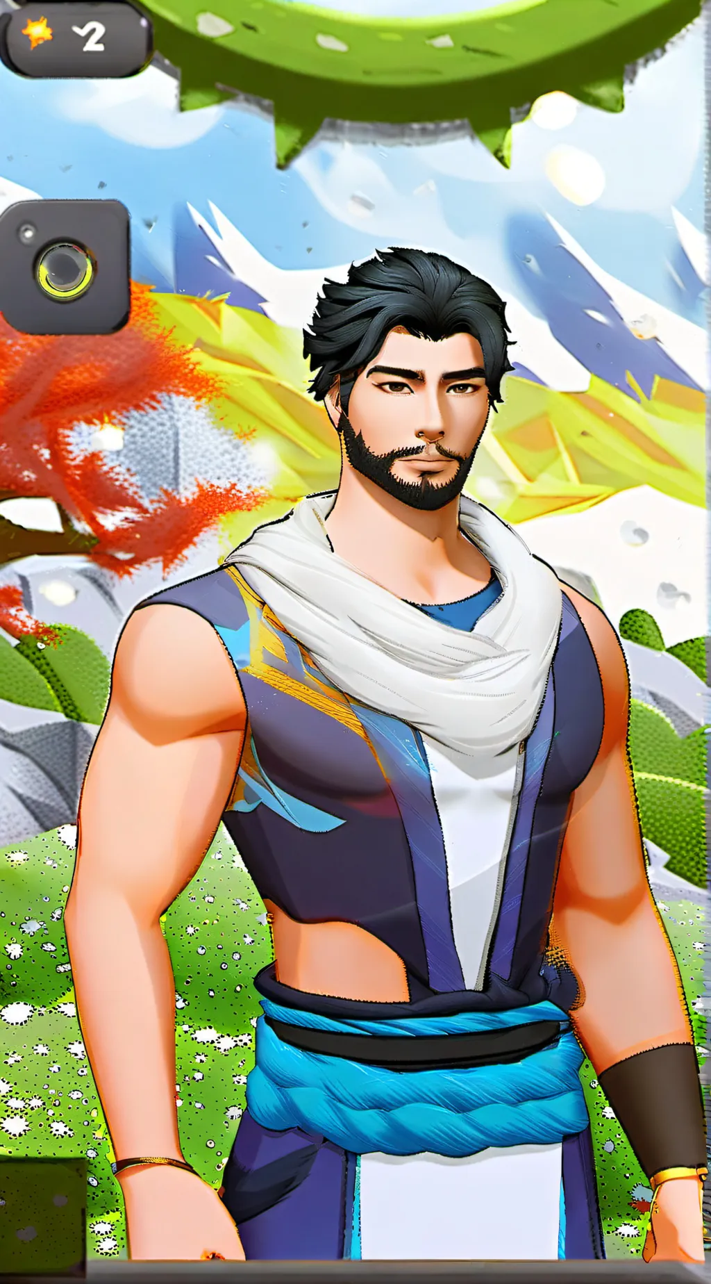 ai character: Scott  background