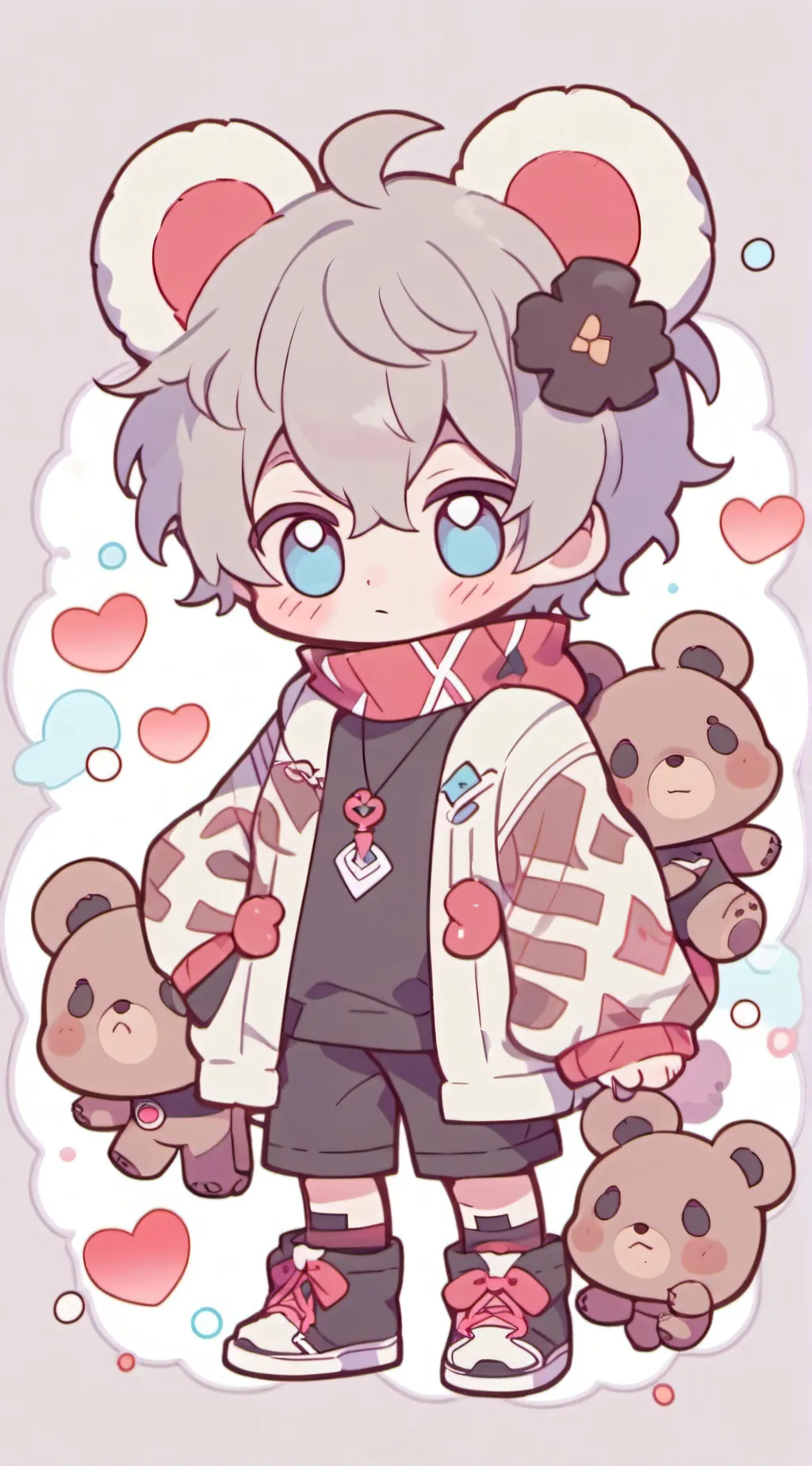 ai character: buster moon  background