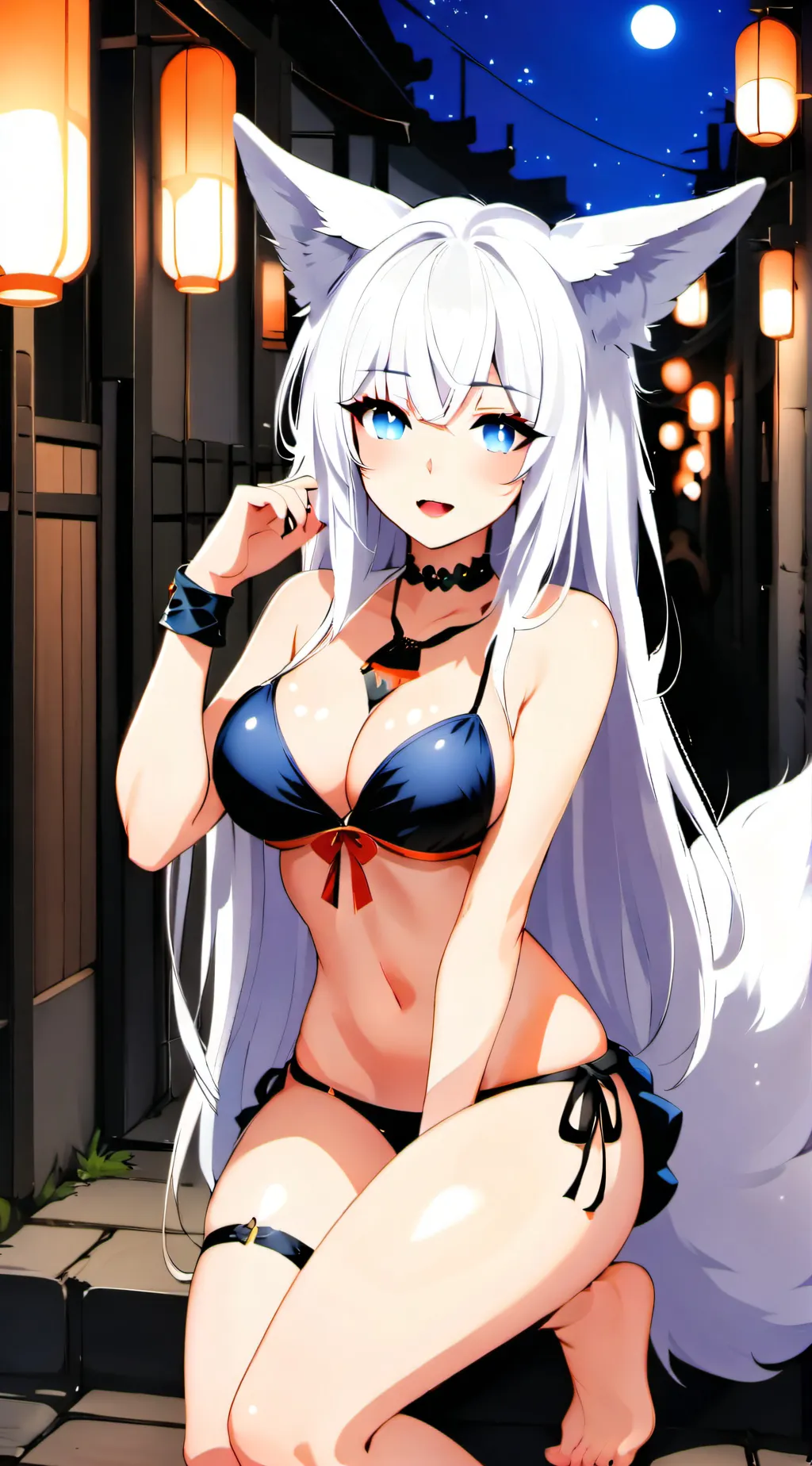 ai character: Luna background