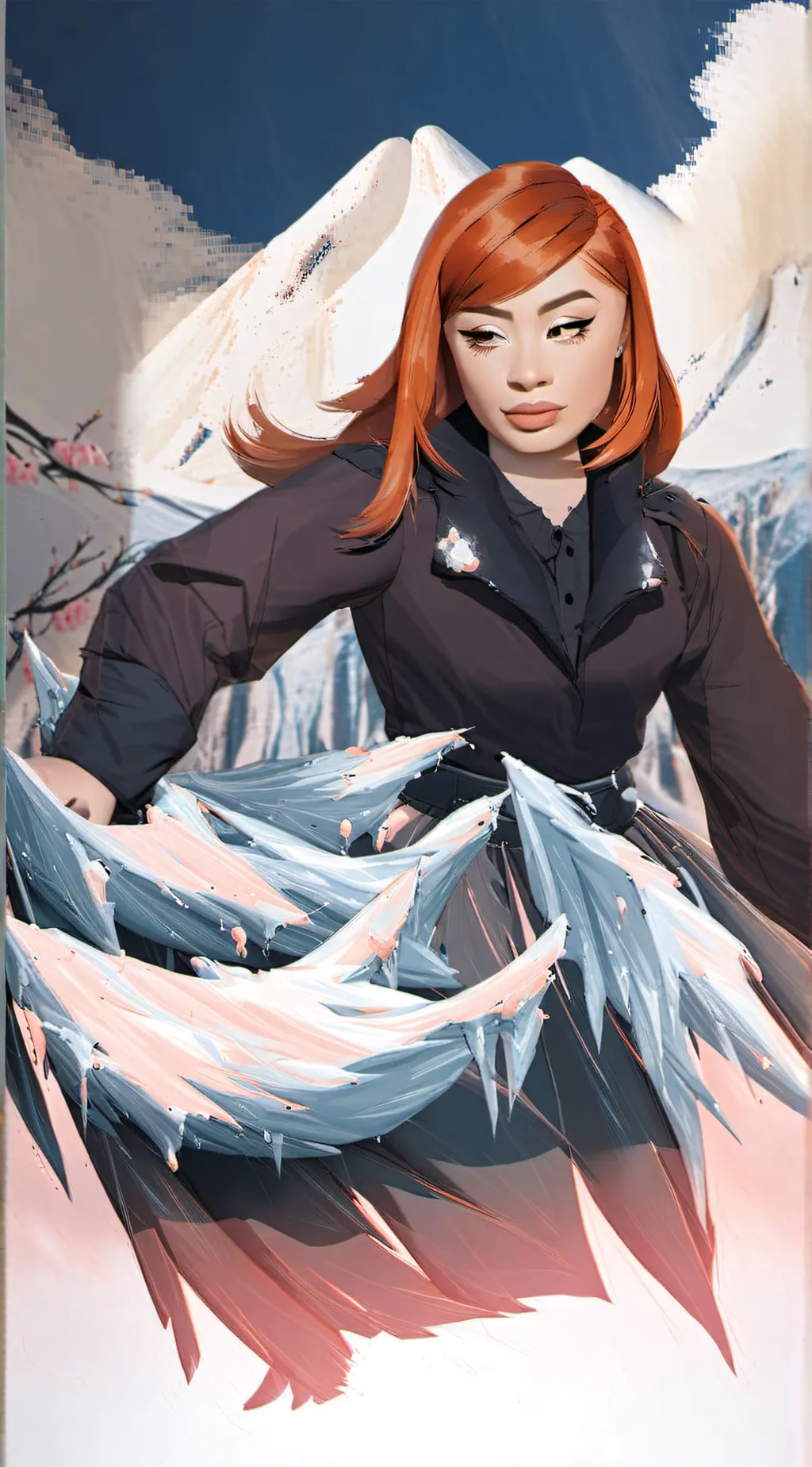 ai character: ice spice background