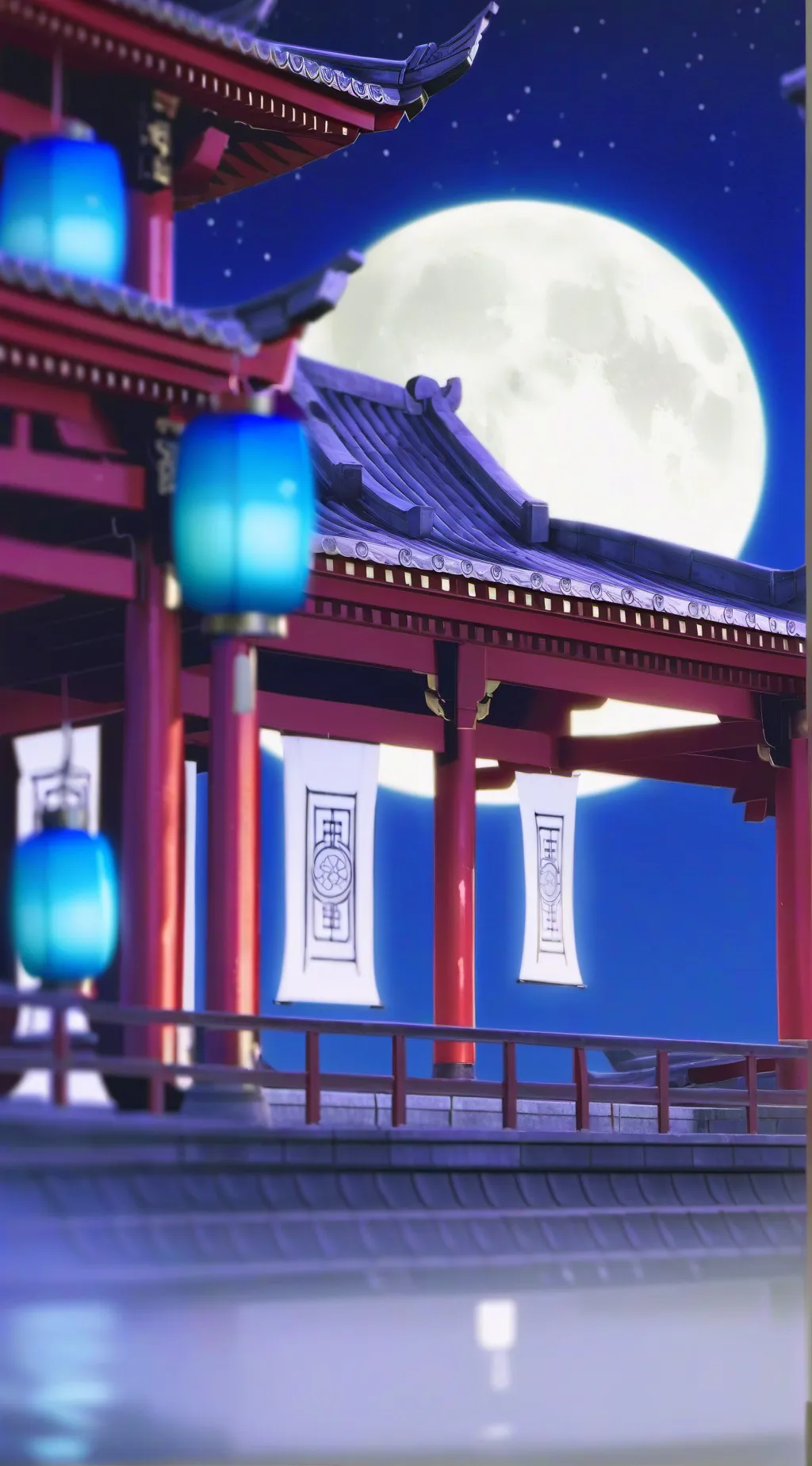 ai character: KNY Xmas background