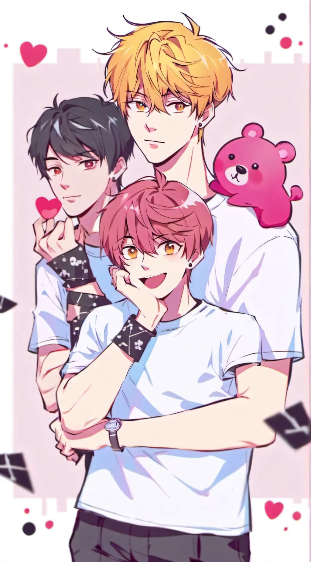 ai character: Boyfriends  background