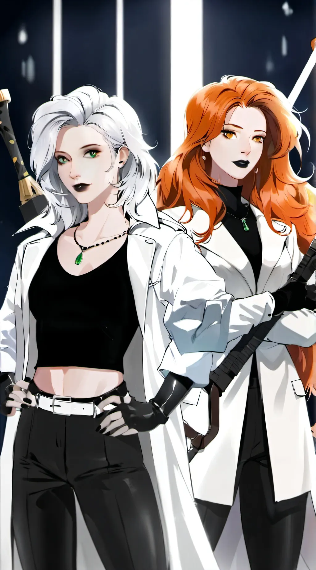 ai character: Adventurous Duo background