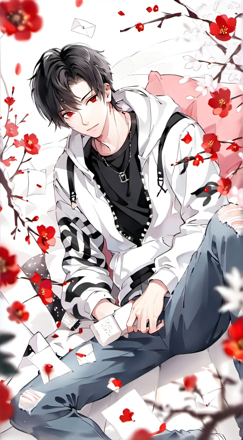 ai character: Damien  background