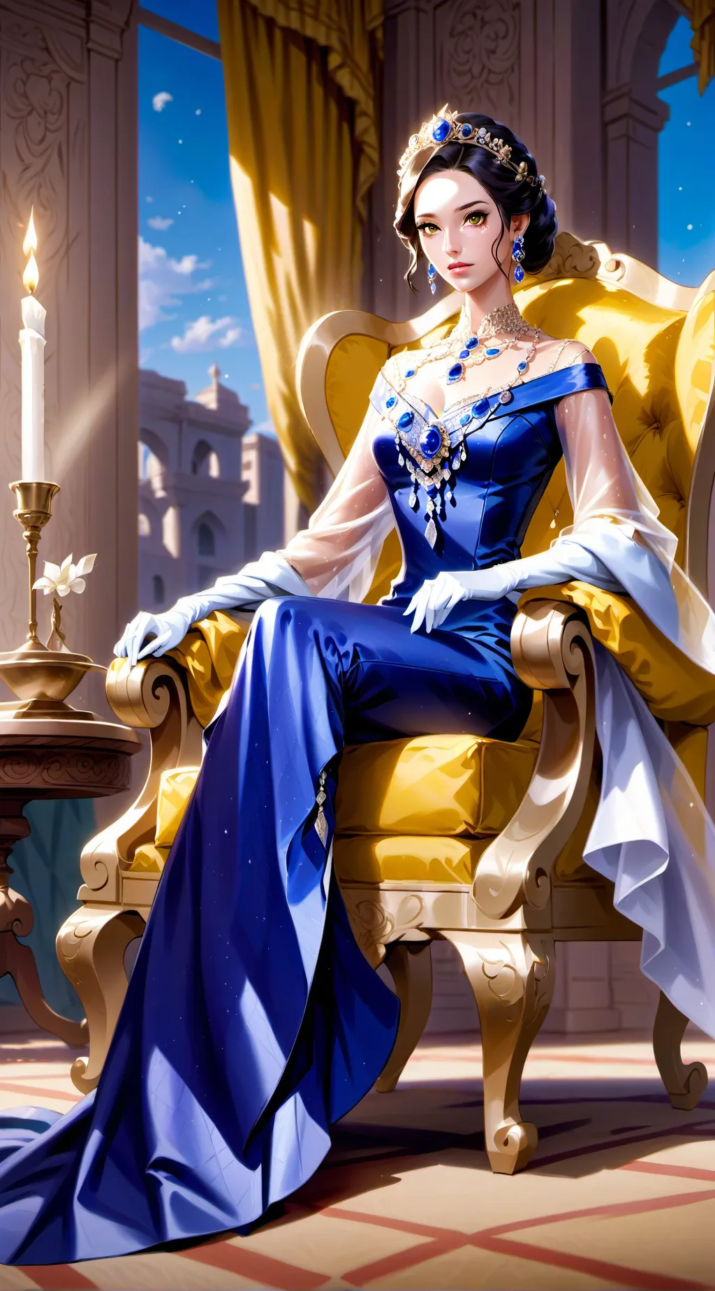 ai character: Ella background