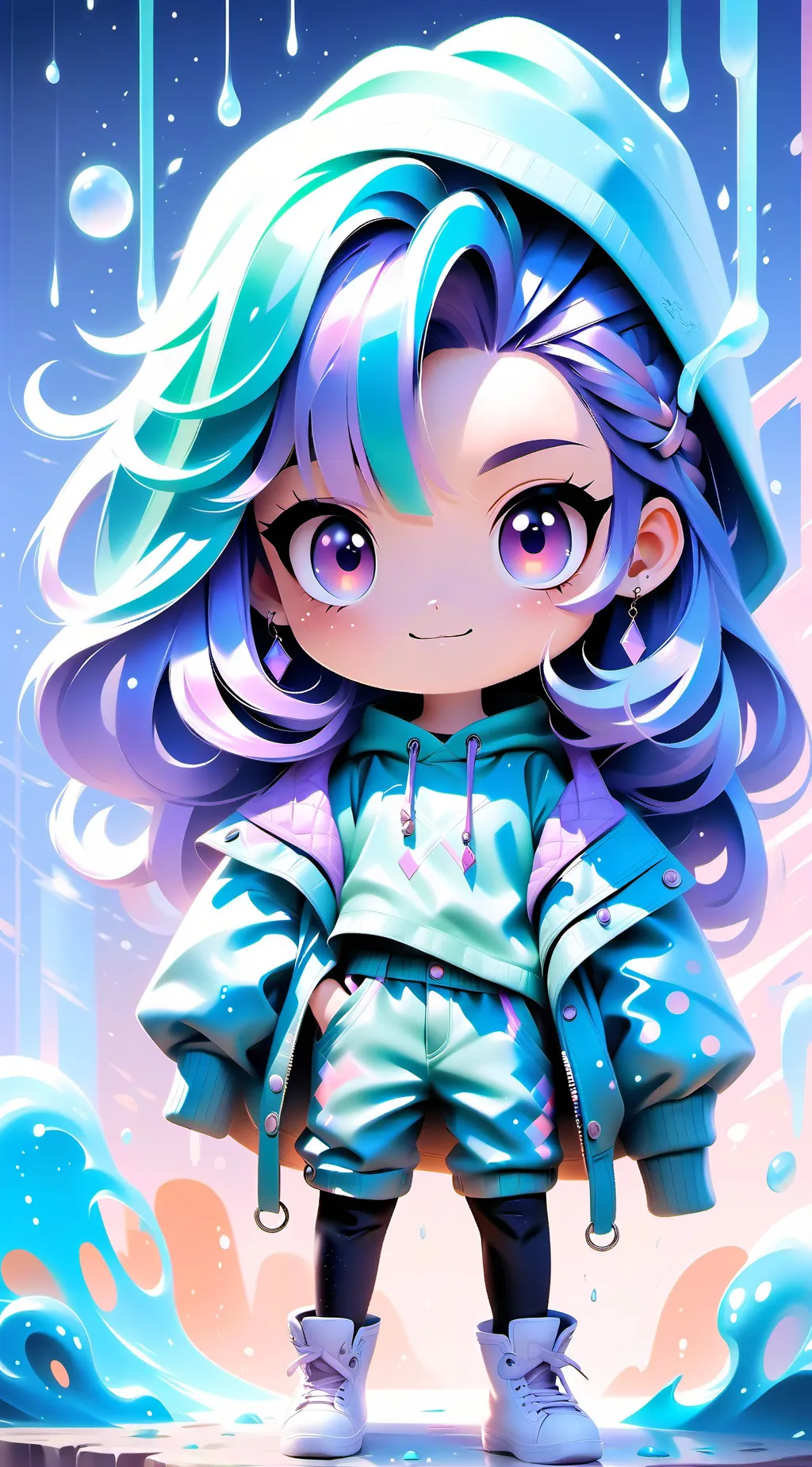 ai character: dazzian block  background