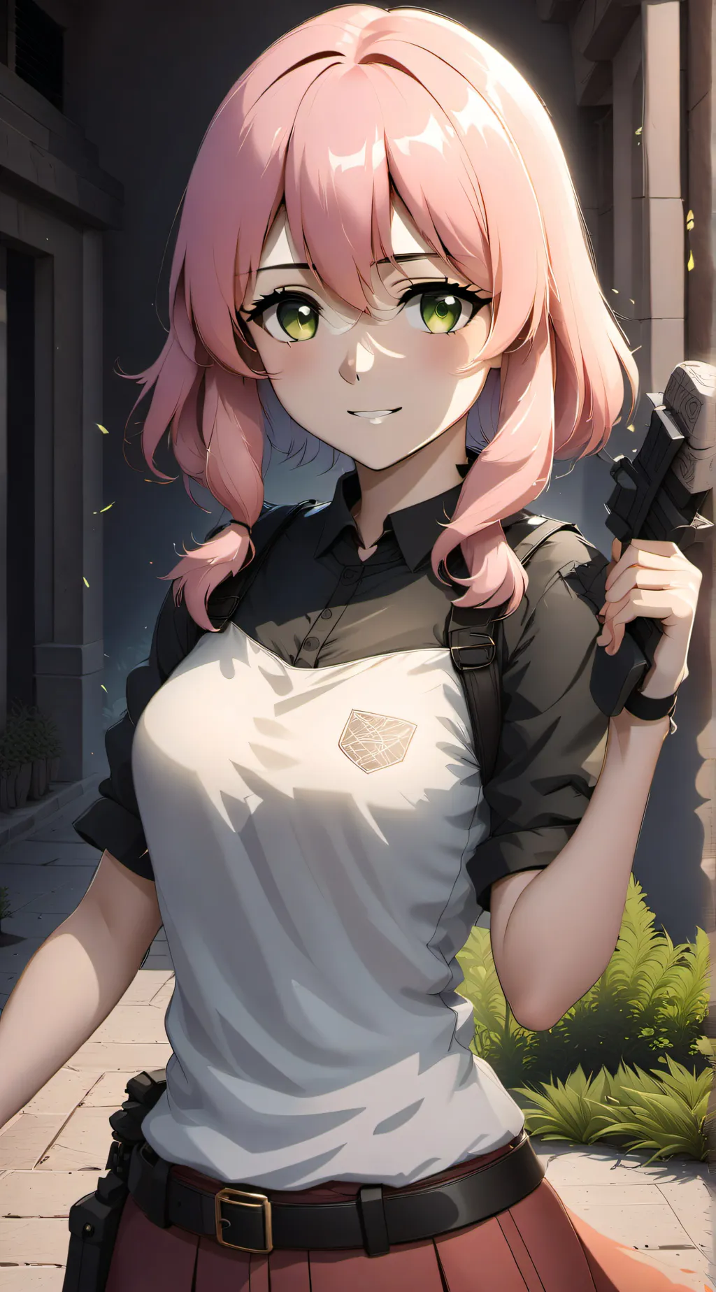 ai character: Mayu Watanabe  background