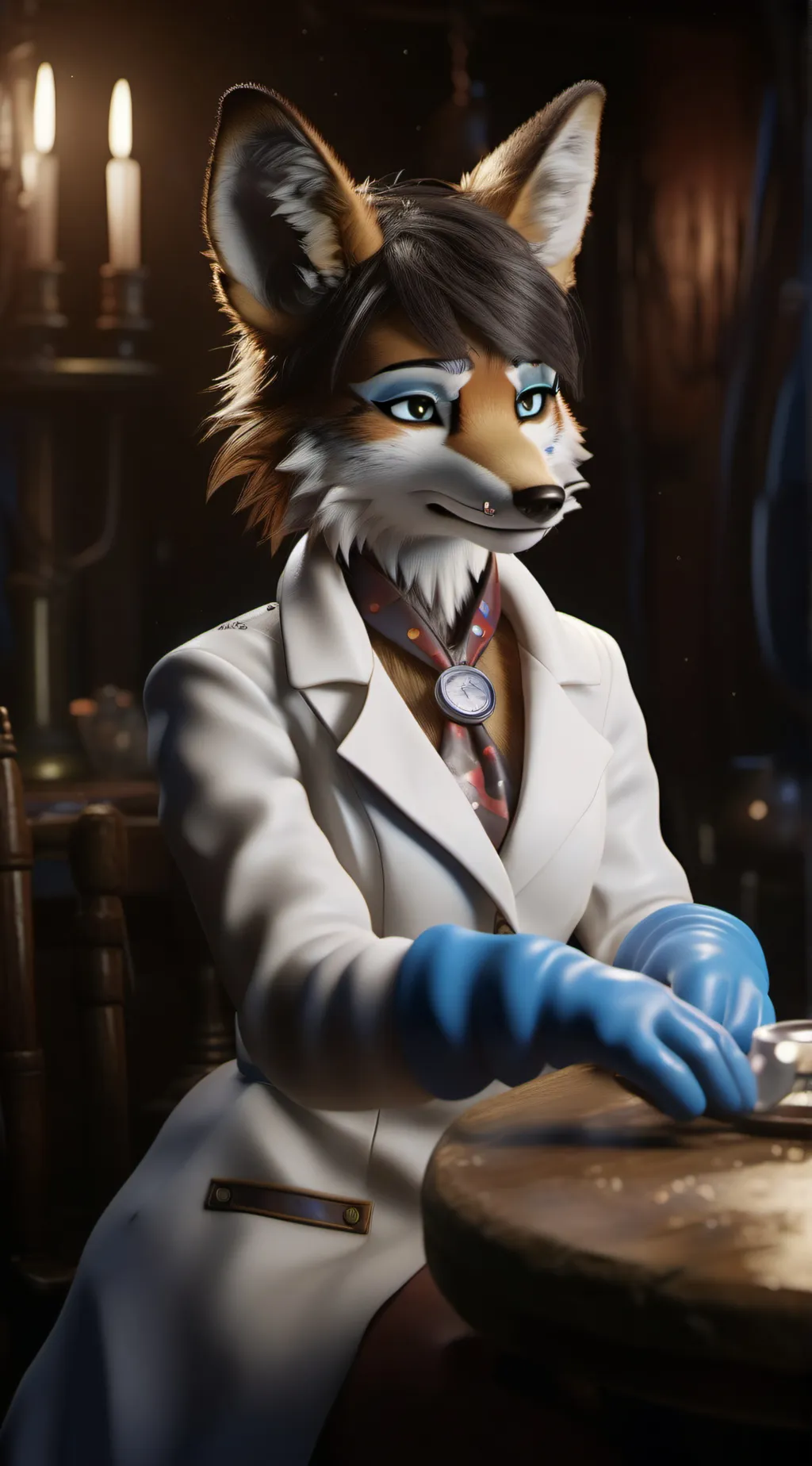 ai character: Crystal background