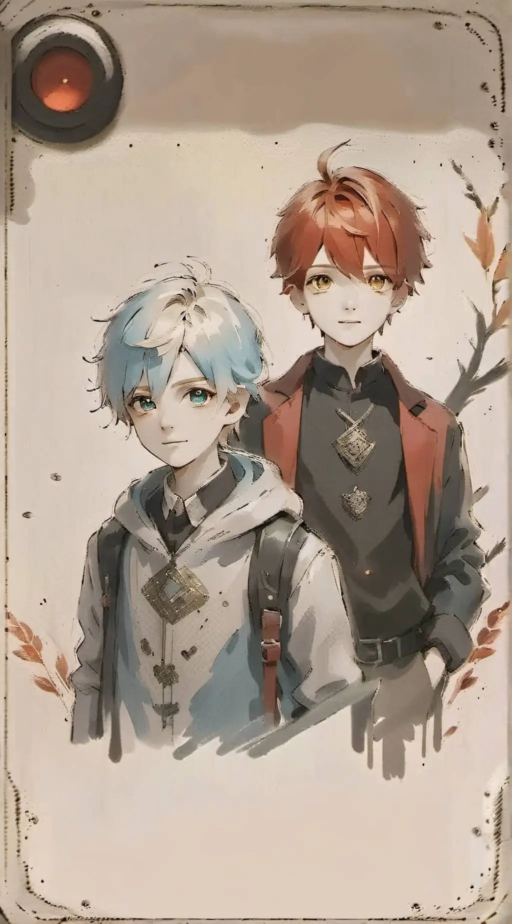 ai character: deku,baku, todo background